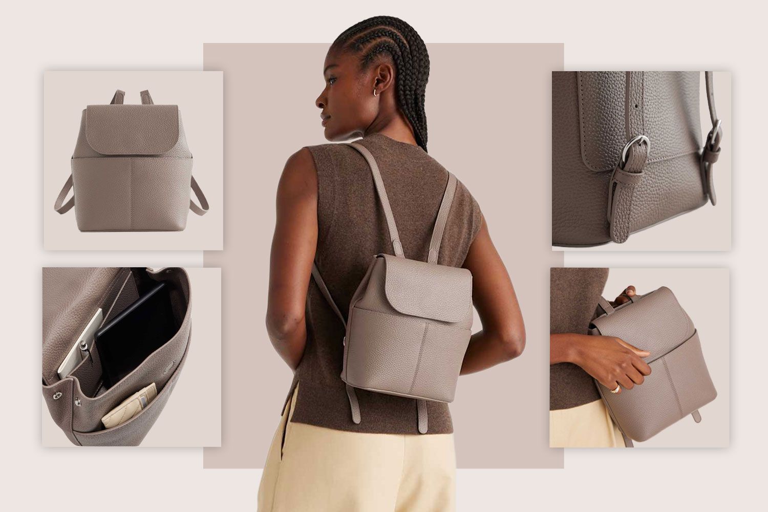 How to Pack and Style a Small Leather Backpack